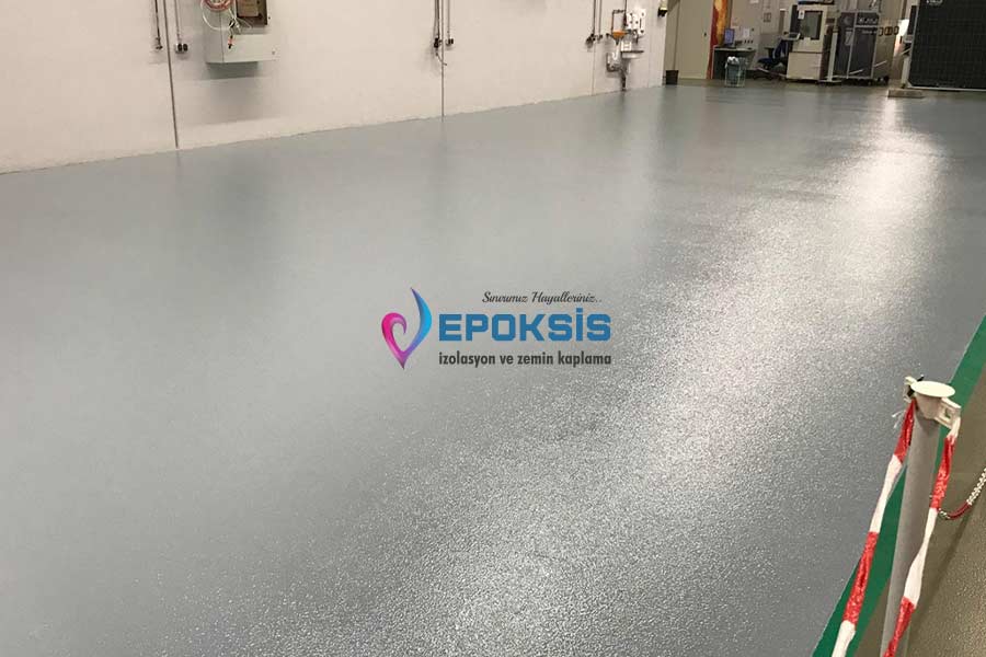 Portakal Kabuğu Epoksi Ara Kat ve Kum Serpiştirme - Epoksis